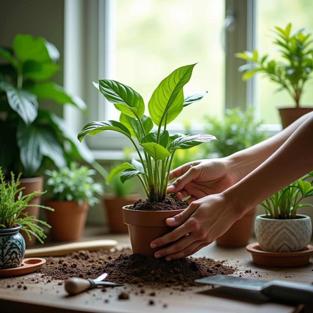 The Ultimate Step-by-Step Guide to Repotting Your Indoor Plants: Expert Maintenance Tips for Thriving&nbsp;Greenery