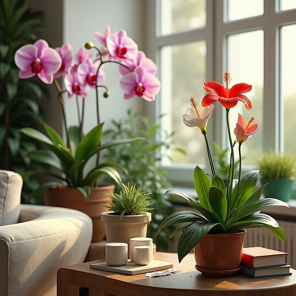 Colors & Comfort: Selecting the Best Flowering Indoor Plants for a Cozy Living Room&nbsp;Atmosphere