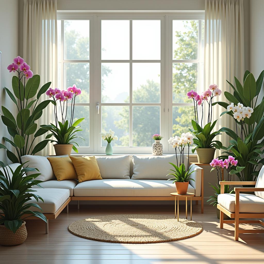 Room with a View: Creating a Stunning Living Room Oasis with the Best Flowering Indoor&nbsp;Plants