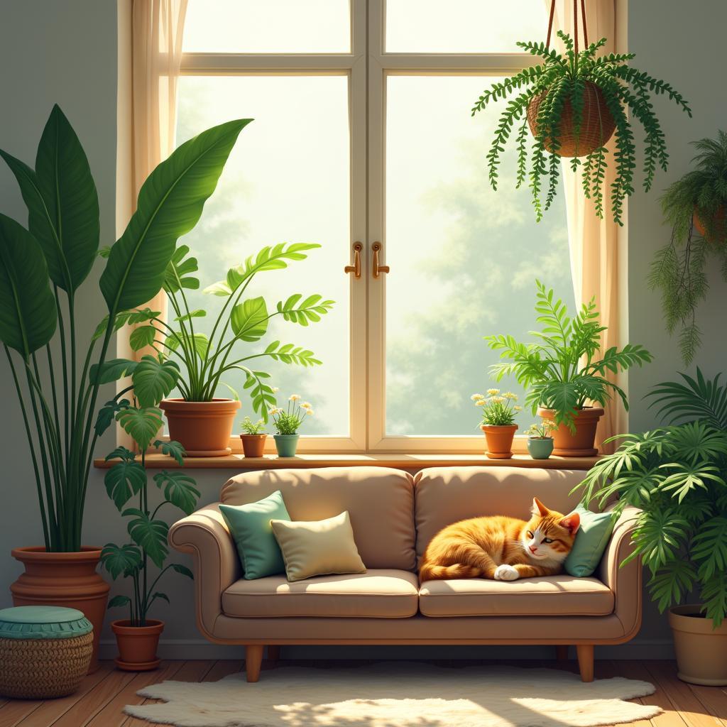 Green Companions: A Comprehensive Guide to Choosing Non-Toxic Plants for Pet Owners’ Living&nbsp;Rooms