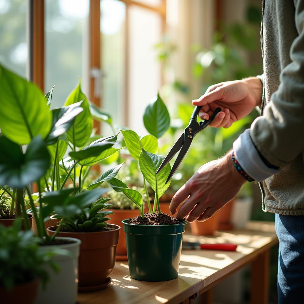 The Indoor Gardener’s Cheat Sheet: Essential Differences Between Pruning and Trimming for Lush&nbsp;Houseplants