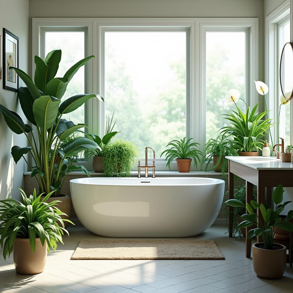 Transform Your Bathroom: 7 Humidity-Loving Plants That Purify Air and Add&nbsp;Style