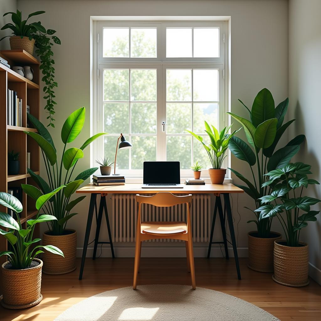 Designing Your Home Office with Nature: Choosing Air-Purifying Plants for Maximum&nbsp;Productivity