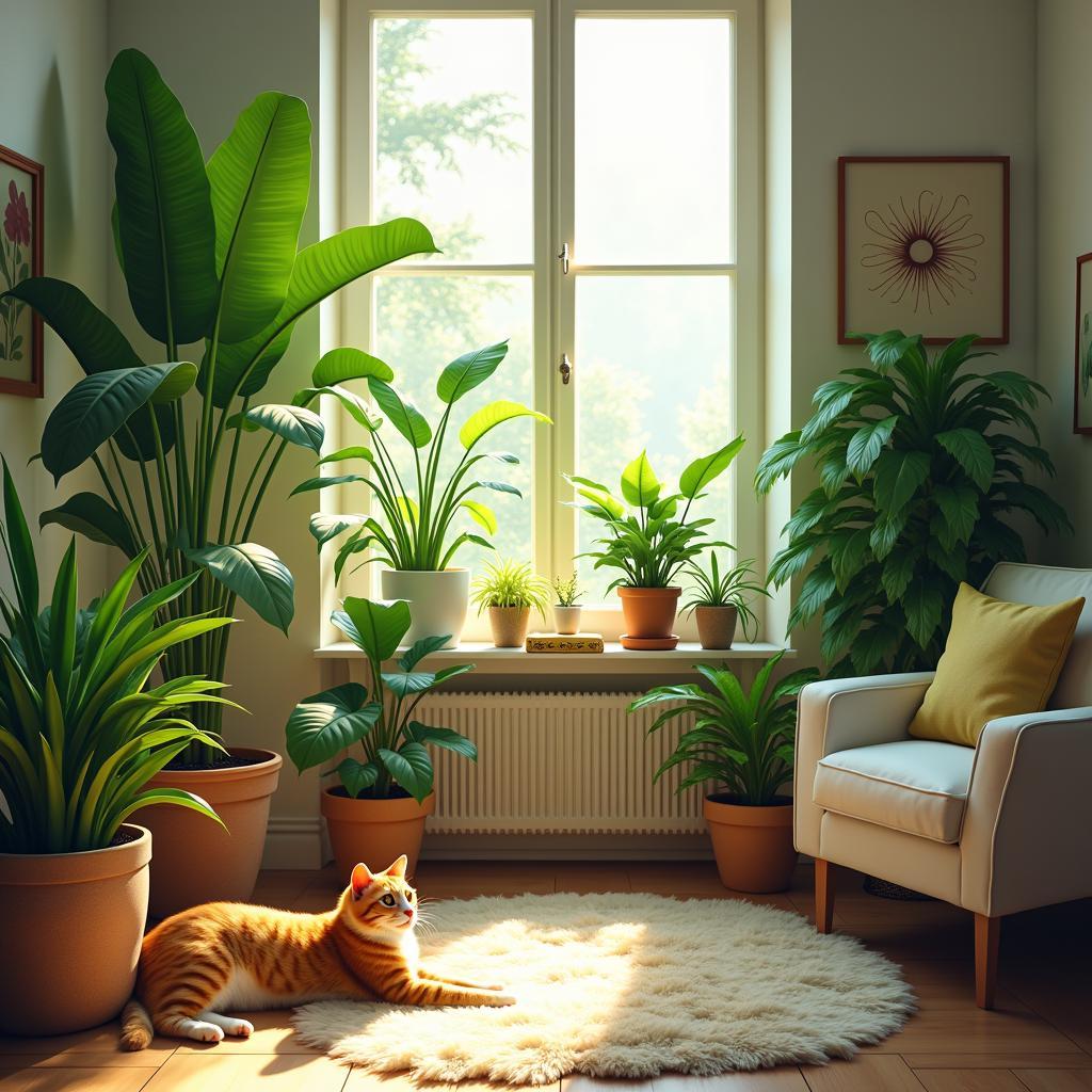 Creating a Safe Haven: Choosing Non-Toxic Air-Purifying Plants for Homes with&nbsp;Cats