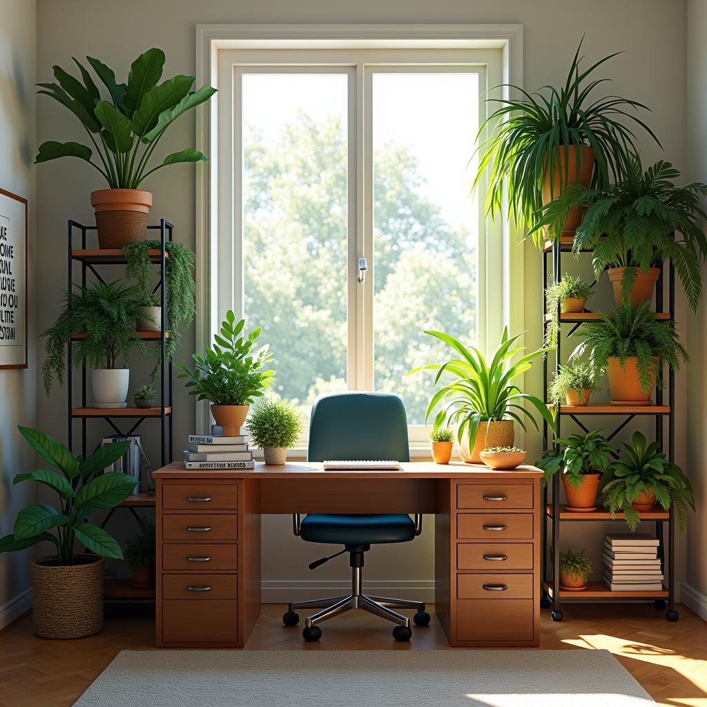 From Greenery to Growth: Ultimate Shelving and Display Techniques for Indoor Plants that Inspire Home Office&nbsp;Productivity
