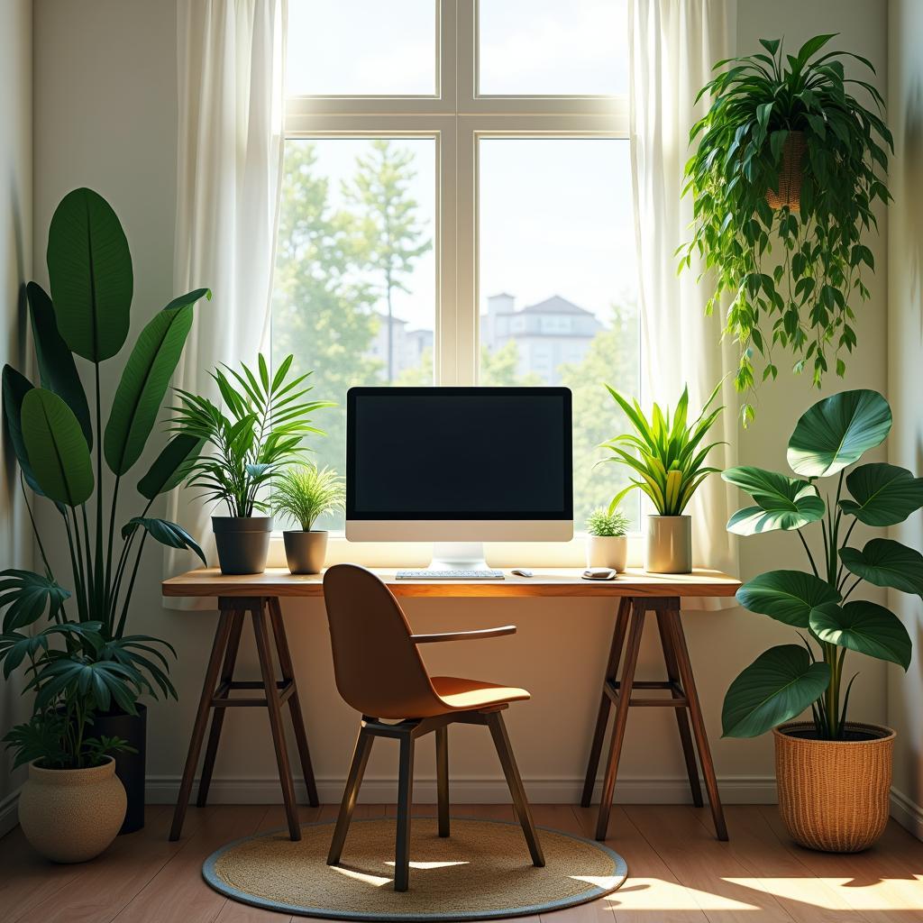 Transform Your Home Office with These Air-Purifying Plants: Expert Tips for Selection and Care