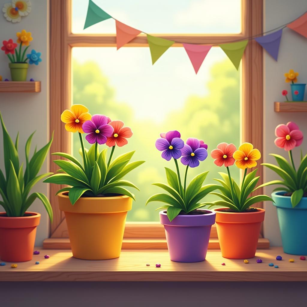 Creating a Playful Oasis: How to Select Colorful Flowering Plants for Your Kids’ Indoor&nbsp;Garden