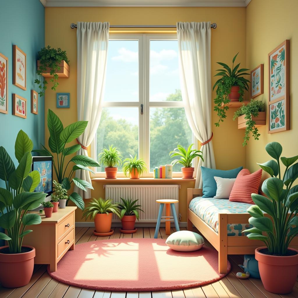 Room-by-Room Guide: Choosing the Perfect Indoor Plants for Your Child’s Bedroom Light&nbsp;Preferences