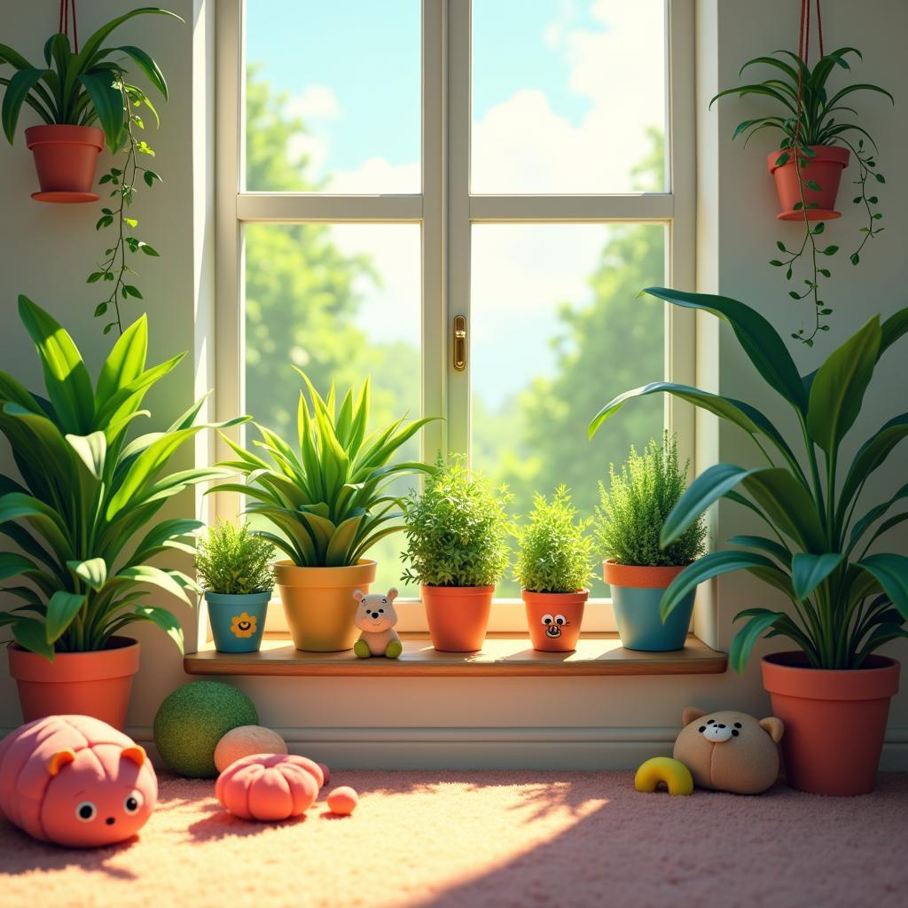 Fun and Friendly Indoor Plants: The Ultimate Guide to Choosing Low-Maintenance Plants for Kids’&nbsp;Rooms