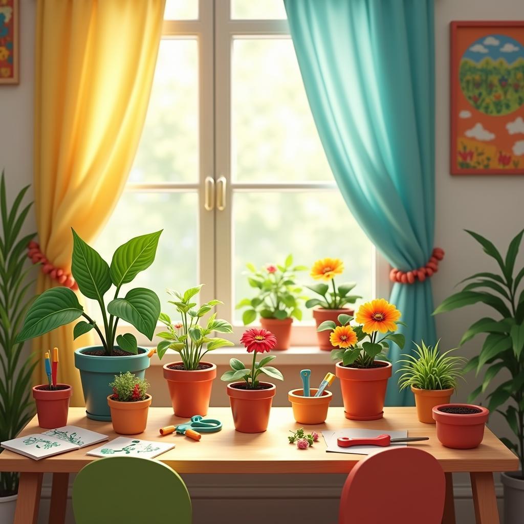 Engaging Young Gardeners: Choosing Colorful and Interactive Indoor Plants for Children’s Rooms