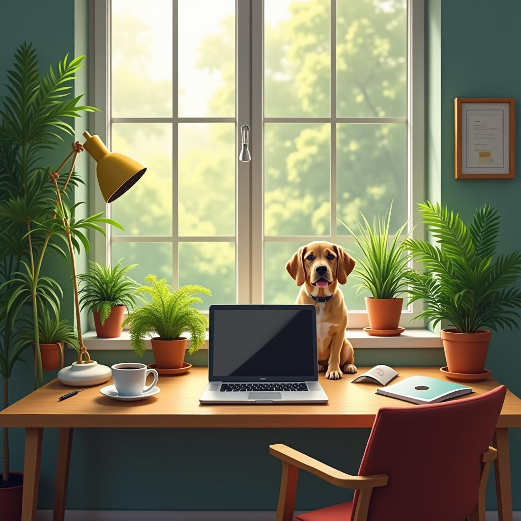 Transform Your Home Office with Beautiful, Non-Toxic Indoor Plants for Your Furry&nbsp;Friends