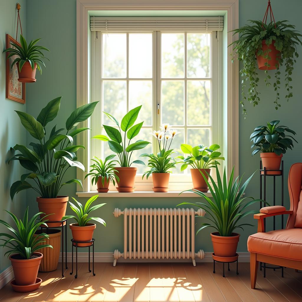 Space-Saving Solutions: How to Stylishly Arrange Air-Purifying Plants in Small Apartments for Cleaner Indoor&nbsp;Air
