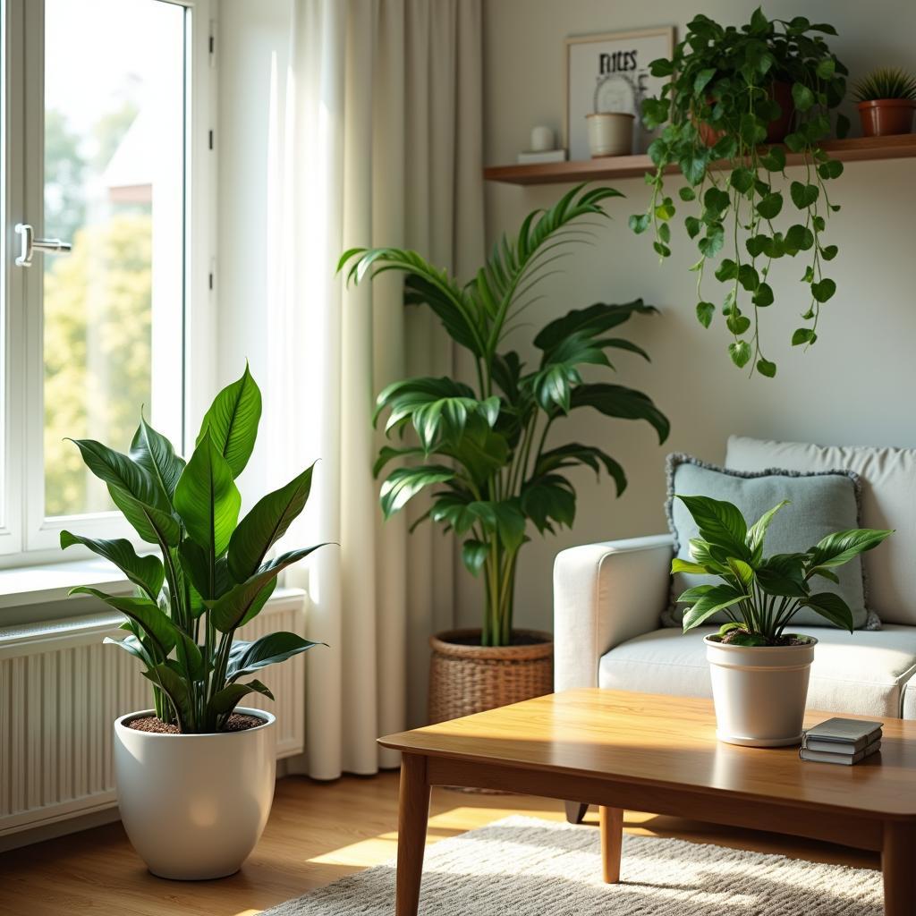 Indoor Gardening Made Easy: Arranging Air-Purifying Plants with Consideration for Light&nbsp;Conditions