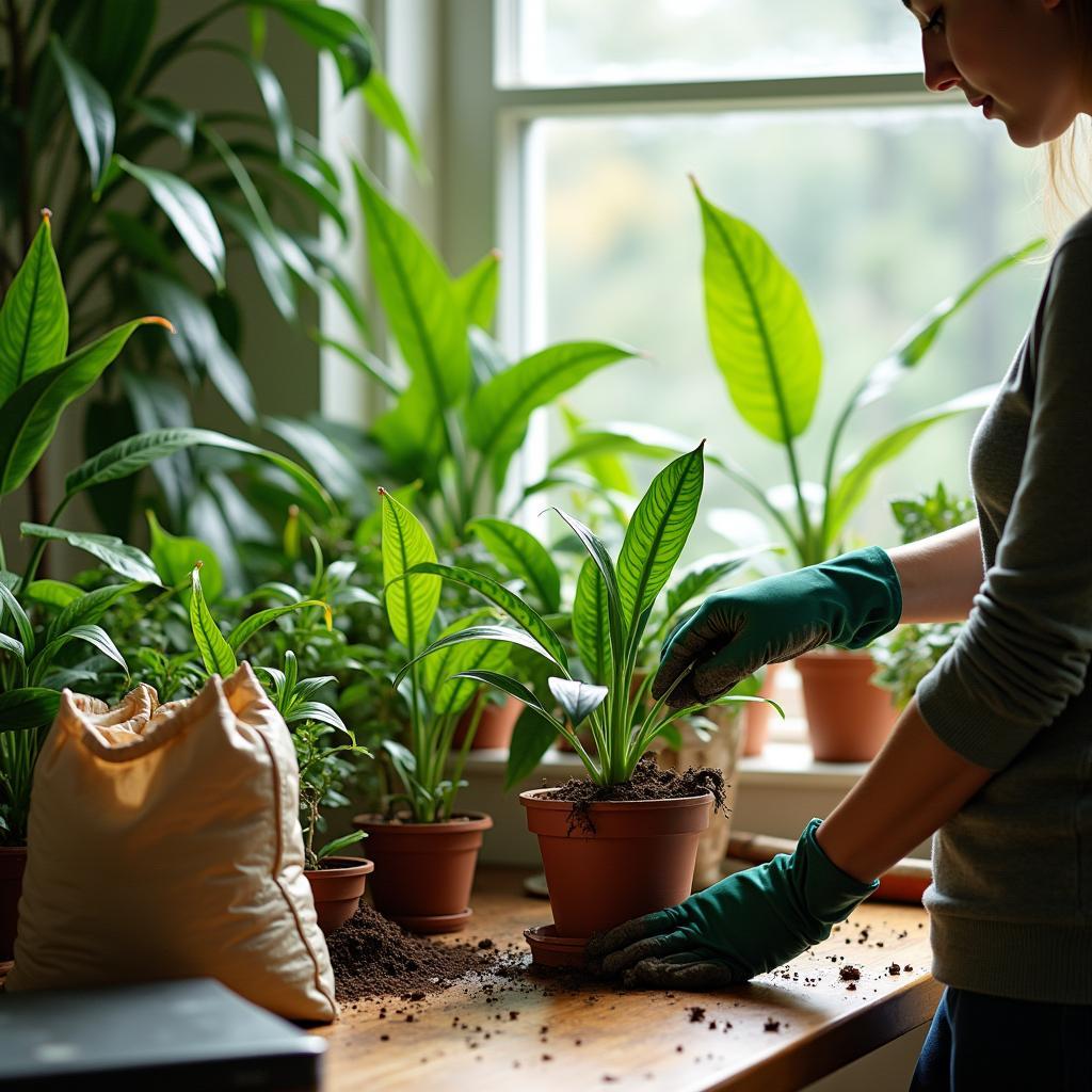 Transform Your Indoor Space: Step-by-Step Repotting Tips for Air-Purifying Plants Facing Pest&nbsp;Challenges