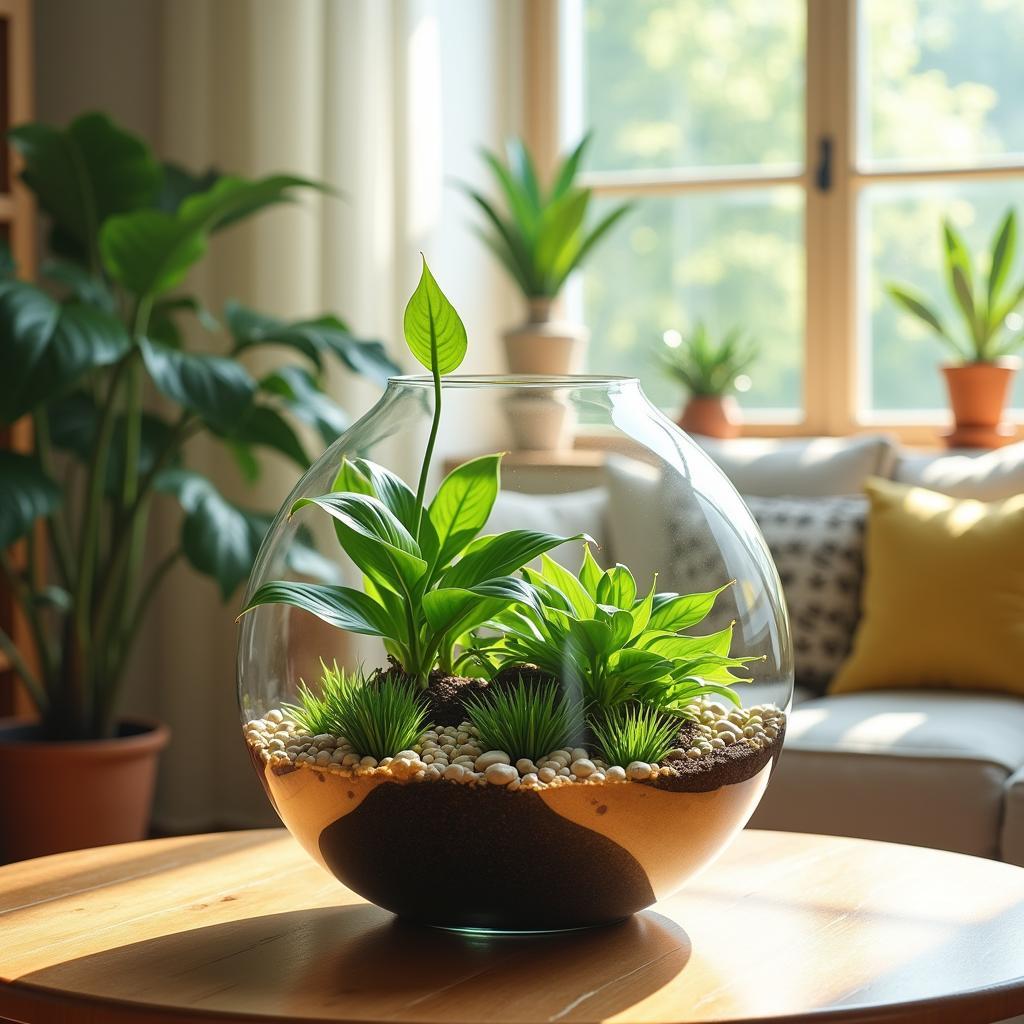 From Soil to Serenity: Designing an Air-Purifying Terrarium with the Best Indoor Plants for Optimal Clean&nbsp;Air