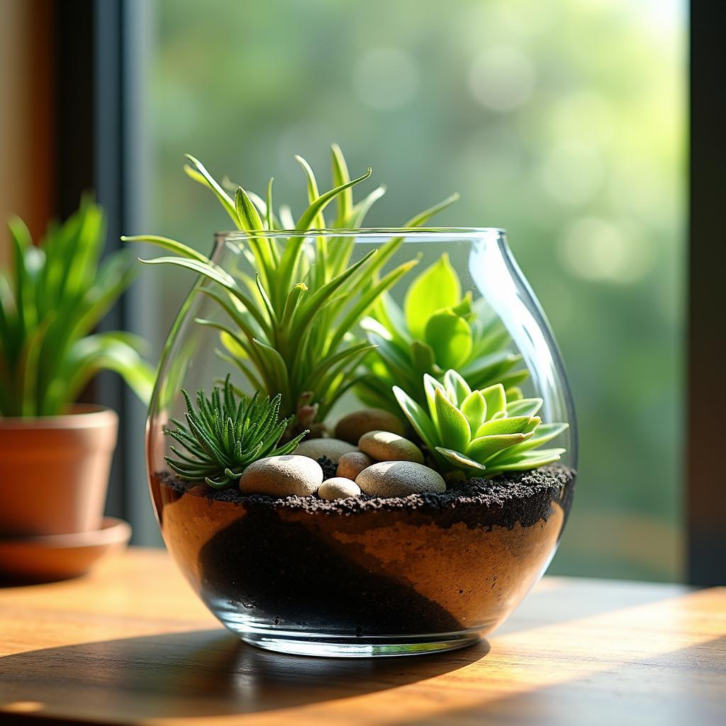 From Glass to Ceramic: Exploring the Best Container Materials for Creating Vibrant Air-Purifying Plant Terrariums&nbsp;Indoors