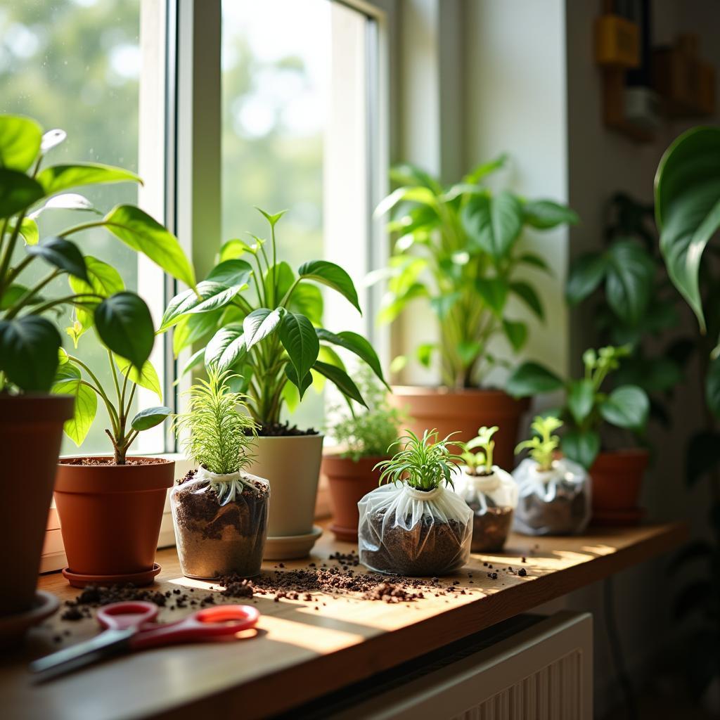 A Beginner’s Journey: Step-by-Step Seasonal Tips for Propagating Air-Purifying Indoor&nbsp;Plants