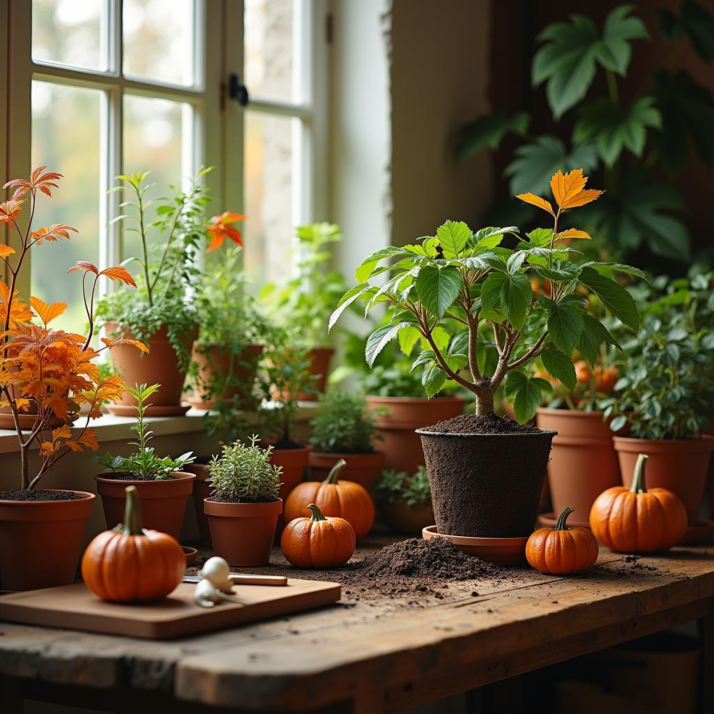 Seasonal Indoor Plant Care: Unique Challenges of Fall Repotting and Selecting the Right Soil Mix for Your Indoor&nbsp;Greenery