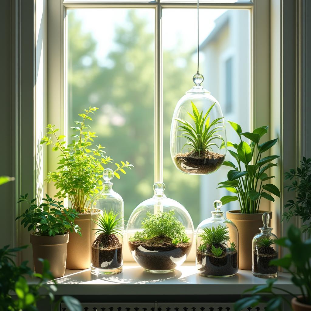 Maximize Light and Style: Designing Gorgeous Indoor Gardens with Different Types of Glass Containers for Your Favorite&nbsp;Houseplants