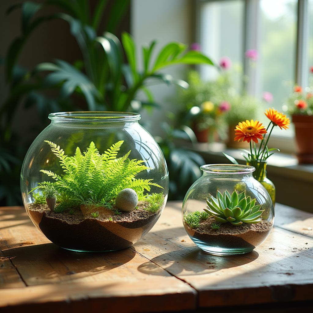 From Fish Bowls to Terrariums: Exploring Creative Uses of Glass Containers in Indoor Plant Care and Container&nbsp;Gardening