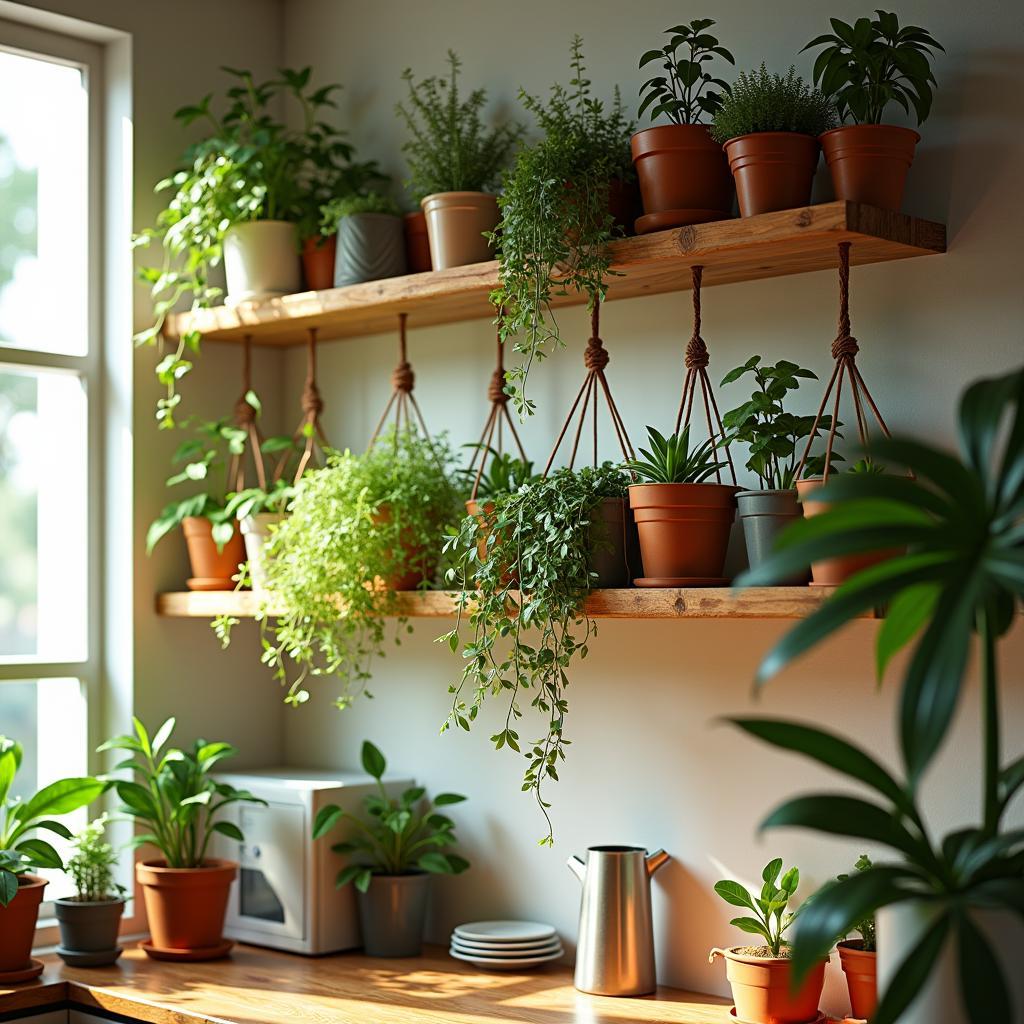 Maximizing Small Spaces: Creative Container Ideas for Vertical Indoor Gardens with Hanging Pots and Wall&nbsp;Planters