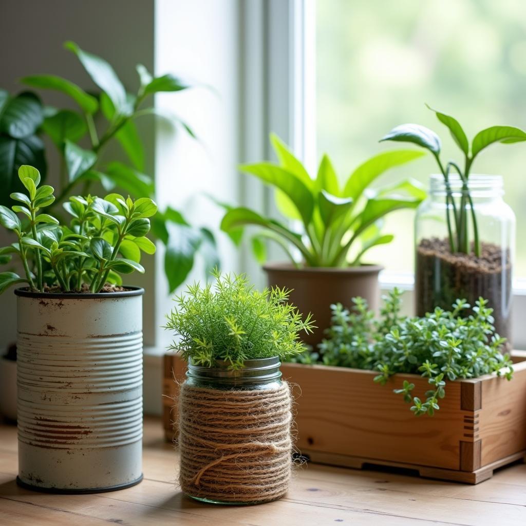 Green Living: Transforming Old Containers into Chic Indoor Plant Homes with Eco-Friendly&nbsp;Techniques