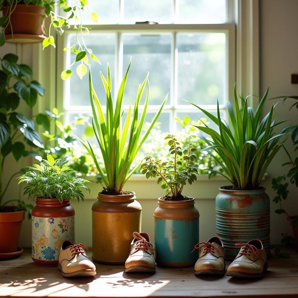 From Trash to Treasure: How to Use Upcycled Containers for Stylish Indoor&nbsp;Gardening
