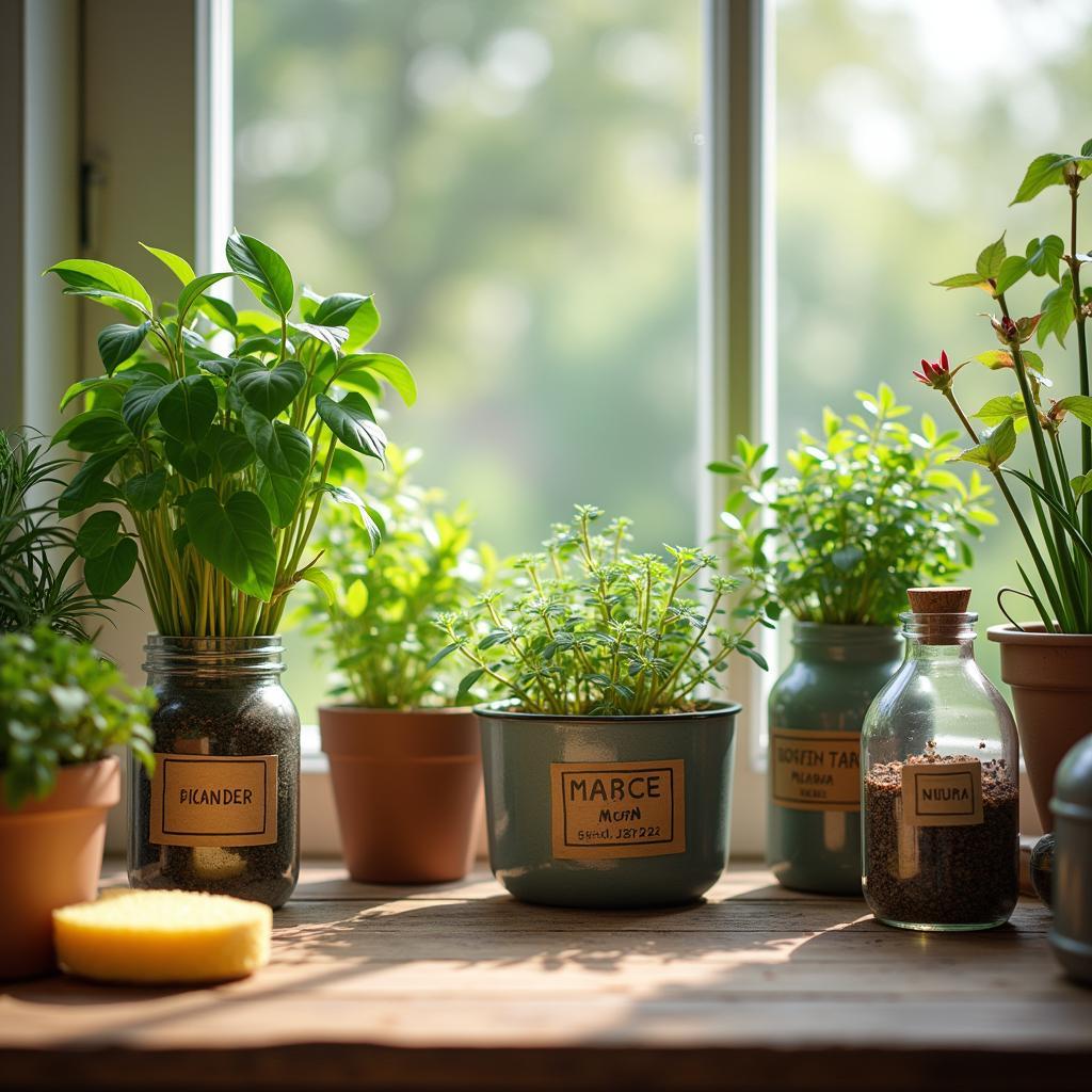 Eco-Friendly Indoor Gardening: 7 Essential Tips for Cleaning and Preparing Reused&nbsp;Containers