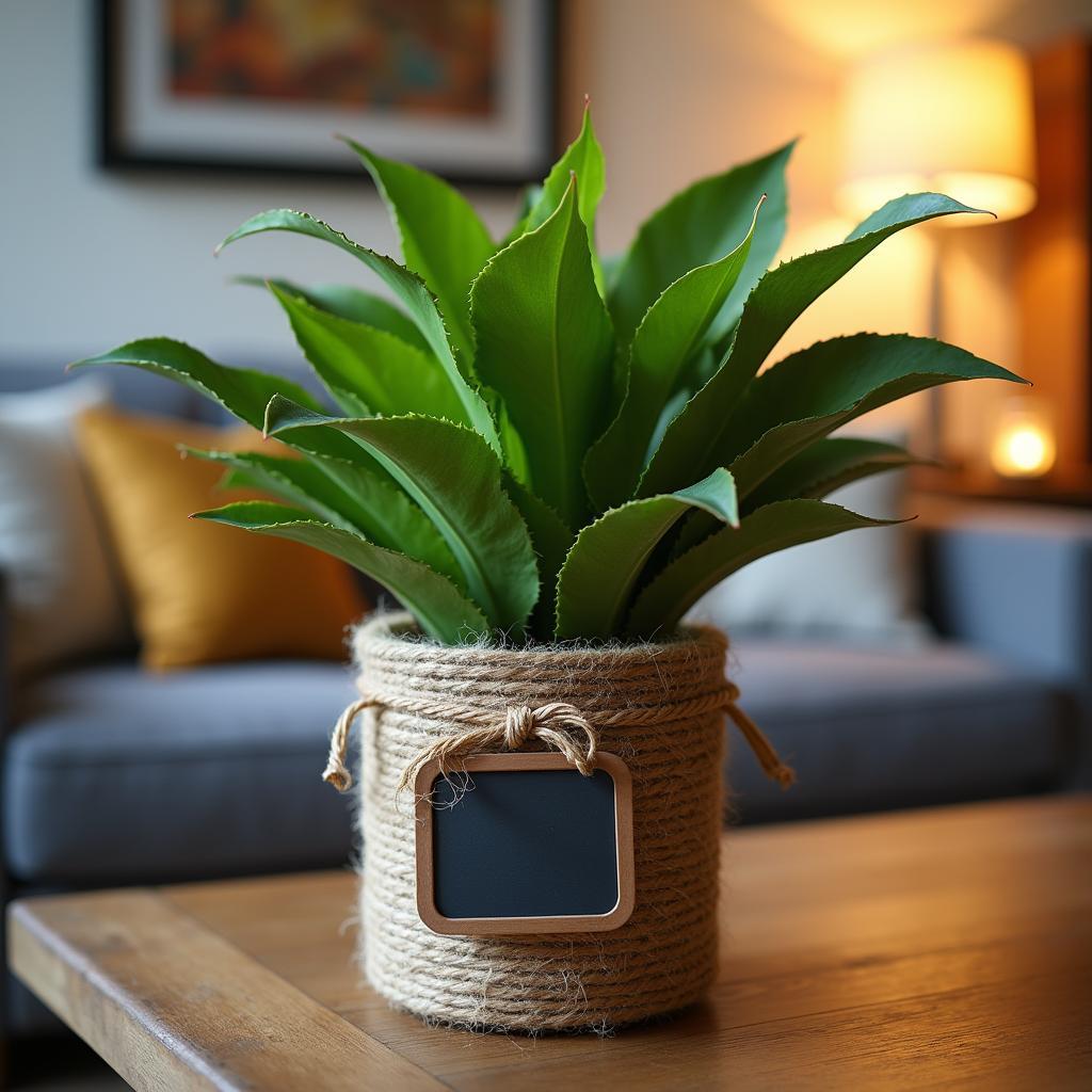 Artful Indoor Plant Display: Customizing Reused Containers for Aesthetic&nbsp;Appeal