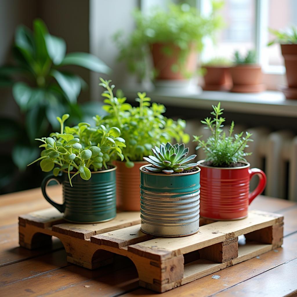 Upcycling for Green Spaces: Innovative DIY Planters for Efficient Indoor Planting in Tiny&nbsp;Apartments