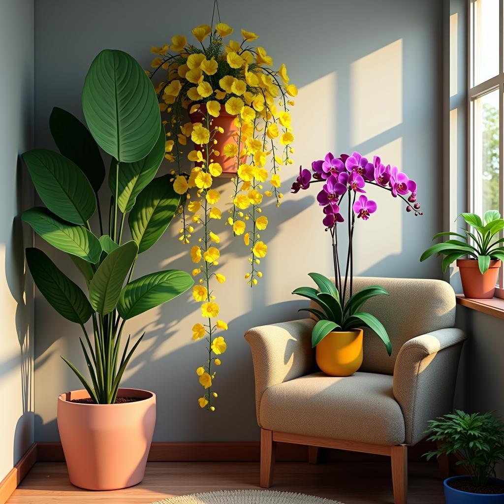 Elevate Your Space: Colorful Indoor Plant Focal&nbsp;Points