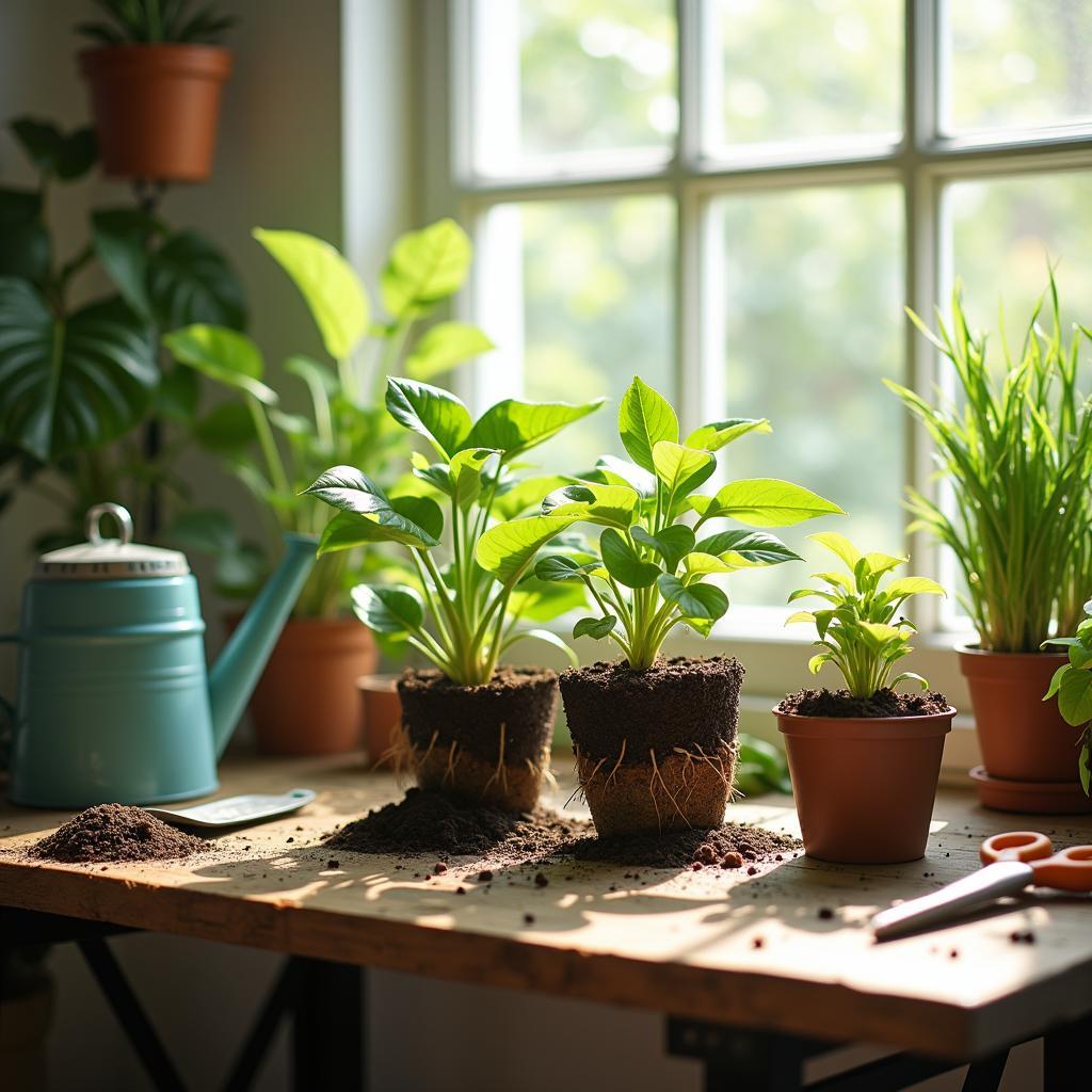 Transplanting Roots: A Beginner’s Guide to Successfully Transplanting Indoor Plants from&nbsp;Cuttings